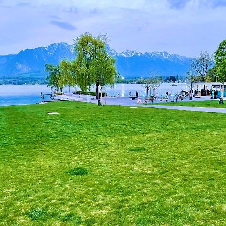 Schoene Ferienwohnung Mit Seeblick Θουν Εξωτερικό φωτογραφία